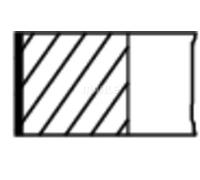 MAHLE ORIGINAL 013 RS 10106 0N0 Kit fasce elastiche