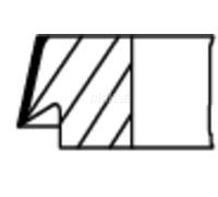 Set di anelli per pistoni MAHLE 021 62 N0