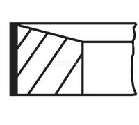 Set di anelli per pistoni MAHLE 022 07 N0