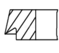 Set di anelli per pistoni MAHLE 031 86 N0