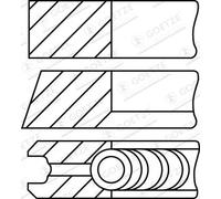 GOETZE ENGINE 08-109900-10 Kit fasce elastiche