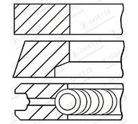 Set di anelli per pistoni GOETZE 08-124800-00
