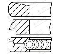 GOETZE ENGINE 08-140000-00 Kit fasce elastiche per LAND ROVER
