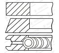 GOETZE ENGINE 08-145100-00 Kit fasce elastiche