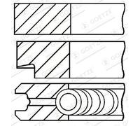 Kit segmenti pistone 08-421800-00 GOETZE ENGINE per BMW 3 X5 5 Touring X3 5 X6 7