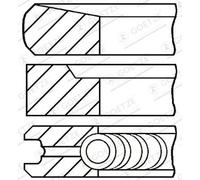 Set di anelli per pistoni GOETZE 08-431700-00