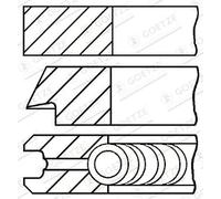 GOETZE ENGINE 08-432200-00 Kit fasce elastiche