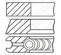 Set di anelli per pistoni GOETZE 08-432300-10