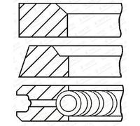 GOETZE ENGINE 08-434200-00 Kit fasce elastiche