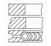 GOETZE ENGINE 08-436300-10 Kit fasce elastiche