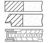 GOETZE ENGINE 08-446700-00 Kit fasce elastiche