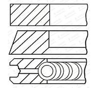 Kit segmenti pistone 08-447500-00 GOETZE ENGINE per VW SEAT AUDI SKODA MAN
