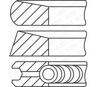 Kit segmenti pistone 08-448600-00 GOETZE ENGINE per HYUNDAI KIA GALLOPER