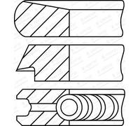 GOETZE ENGINE 08-453107-00 Kit fasce elastiche