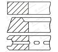 GOETZE ENGINE 08-520100-00 Kit fasce elastiche