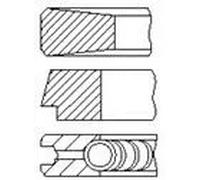 Kit segmenti pistone PR108-000 FAI AutoParts per CITROËN VOLVO PEUGEOT FORD DS
