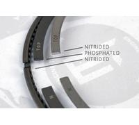 Kit segmenti pistone R1000900 ET ENGINETEAM per CITROËN PEUGEOT