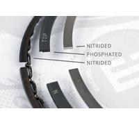 Kit segmenti pistone R1007400 ET ENGINETEAM per OPEL OMEGA B Familiare VECTRA C