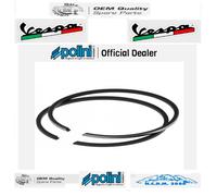 KIT SEGMENTI POLINI D.57 PER PISTONE GRUPPO TERMICO 130cc VESPA 125 ET3 (VMB1T)