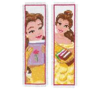 Kit segnalibro punto croce Vervaco ""Bellezza"" (set di 2) 2,4"""" x 8""""