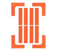 Kit Segnalinee del Campo - PVC Ad Alta Presa da 13,39 Pollici, Resistente all'Usura, Multisport | Impostazione di Pallavolo di Badminton, Educazione Fisica del, Confine di Trapano Portatile,