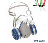 Kit semimascher viso Spasciani DUETTA con cartucce filtrant LD P3R