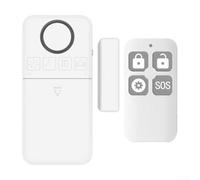 Kit sensore di allarme wireless da 130 dB con telecomando, sistema di allarme antifurto forte che offre quattro modalità distinte come promemoria ritardato e sirena forzata per una maggiore sicurezza