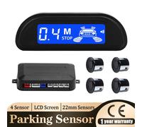 Kit sensore di parcheggio per auto Hippcron con monitor LED retromarcia Parktronic automatico 22mm 4 sensori sistema di rilevamento radar display retroilluminato