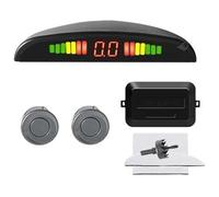 Kit Sensore Parcheggio Radar Retromarcia Posteriore Auto Schermo 22 Mm Indicatore Avviso Acustico 8 Colori 2/4 Sensori Di Parcheggio(Grey 2 Sensors)