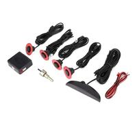 Kit sensori parcheggio 12V 4 sensori 16mm originale auto sensore di parcheggio piatto Crescent Auto Reverse Backup Radar Detector con display
