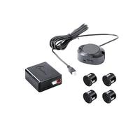 Kit sensori parcheggio Radar di backup inverso per sensori universali montati su auto Kit cicalino Supporto per collegare il sonda indicatore avviso audio dell'autoradio