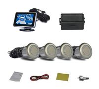 Kit sensori parcheggio Radar di backup Retromarcia 4 sensori | Radar di backup Retromarcia 4 sensori di parcheggio per auto Veicolo per garage Kit Parktronic Rilevamento distanza Cicalino