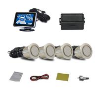 Kit sensori parcheggio Radar di backup Retromarcia 4 sensori | Radar di backup Retromarcia 4 sensori di parcheggio per auto Veicolo per garage Kit Parktronic Rilevamento distanza Cicalino