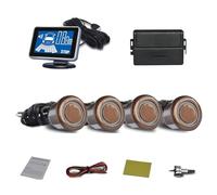 Kit sensori parcheggio Radar di backup Retromarcia 4 sensori | Radar di backup Retromarcia 4 sensori di parcheggio per auto Veicolo per garage Kit Parktronic Rilevamento distanza Cicalino