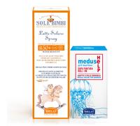 KIT “Senza Pensieri” Helan Sole Bimbi Latte Solare Spray + MEDUSE HELP Gel Marino Dopopuntura