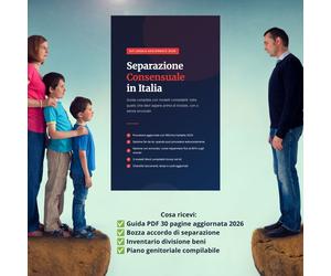kit separazione consensuale - Prodotto Digitale
