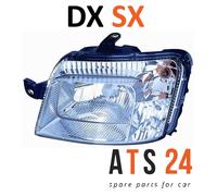 Kit Proiettori Fari Anteriori Dx e Sx Fiat Panda 2003 169 Spinotto Giallo/Bianco