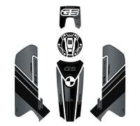 Resin Bike Kit Adesivi Moto Compatibile con Bmw R 1250 GS Adventure Triple Black 2021-2024. Protezioni Para-Serbatoio Base da Urti e Graffi. Adesivi Resinati con Effetto 3D