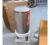 Kit Serbatoio di Pressione per pozzo da 700 Litri - Serbatoio d'Acqua Verticale in Acciaio Inox 304 per sistemi Domestici, Ideale per Cucina, Doccia, WC, Giardino - 160x70 cm/63x27 Pollici