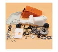 Kit serbatoio olio carburante tamburo frizione coperchio pignone cilindro superiore adatto for motosega MS170 MS180 017 018 MS 180 170