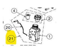 KIT SERBATOIO OLIO POTATORE VOLPI KVS8000 COMPLETO DI POMPA OLIO ELETTRONICA