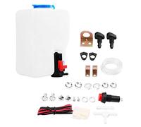 Kit Serbatoio Serbatoio Pompa Pompa Lavavetri Universale Universale Strumenti di Pulizia Parabrezza 12V 1.2LTR con Staffa Tubo Ugello Staffa di Montaggio per Auto D'epoca 110943769329 SI-A0197