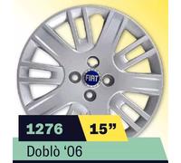 KIT SERIE 4 COPRICERCHI COPPE RUOTA 15" PER FIAT DOBLO COD 1276