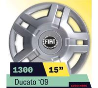 KIT SERIE 4 COPRICERCHI COPPE RUOTA 15" PER FIAT DUCATO 2009 COD 1300LN