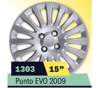 Kit serie 4 copricerchi coppe ruota 15" per Fiat Grande Punto cod 747.15