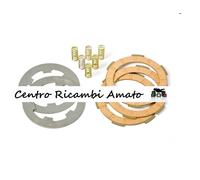 KIT SERIE 4 DISCHI FRIZIONE CON 6 MOLLE PER PIAGGIO APE 50/VESPA HP