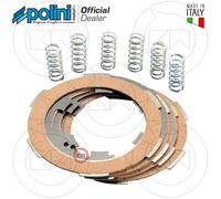KIT SERIE 4 DISCHI FRIZIONE CON MOLLE ORIGINALE POLINI PIAGGIO APE 50 RST MIX