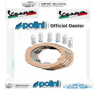 KIT SERIE 4 DISCHI FRIZIONE CON MOLLE ORIGINALE POLINI PIAGGIO VESPA 125 2T FL