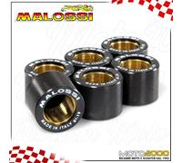 KIT SERIE 6 RULLI ORIGINALI MALOSSI HTROLL ? 23,8x18 23 GR PER PIAGGIO HEXAGON 2