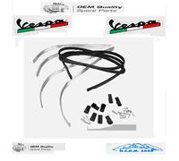 KIT SERIE COMPLETA STRISCE LISTELLI PEDANA IN ALLUMINIO PER VESPA PK 50 S V5X2T
